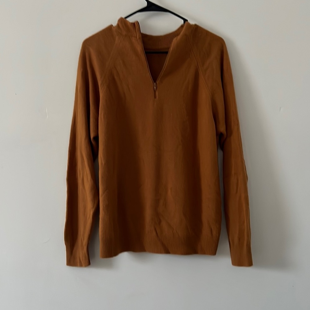 Burnt Orange zip up